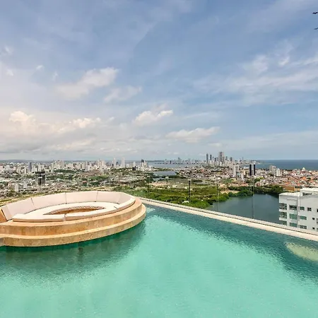 Stunning Sea View And Historic Center 20th Fl/ 2br Cartagena