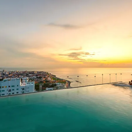 Stunning Sea View And Historic Center 20th Fl/ 2br Apartamento Cartagena